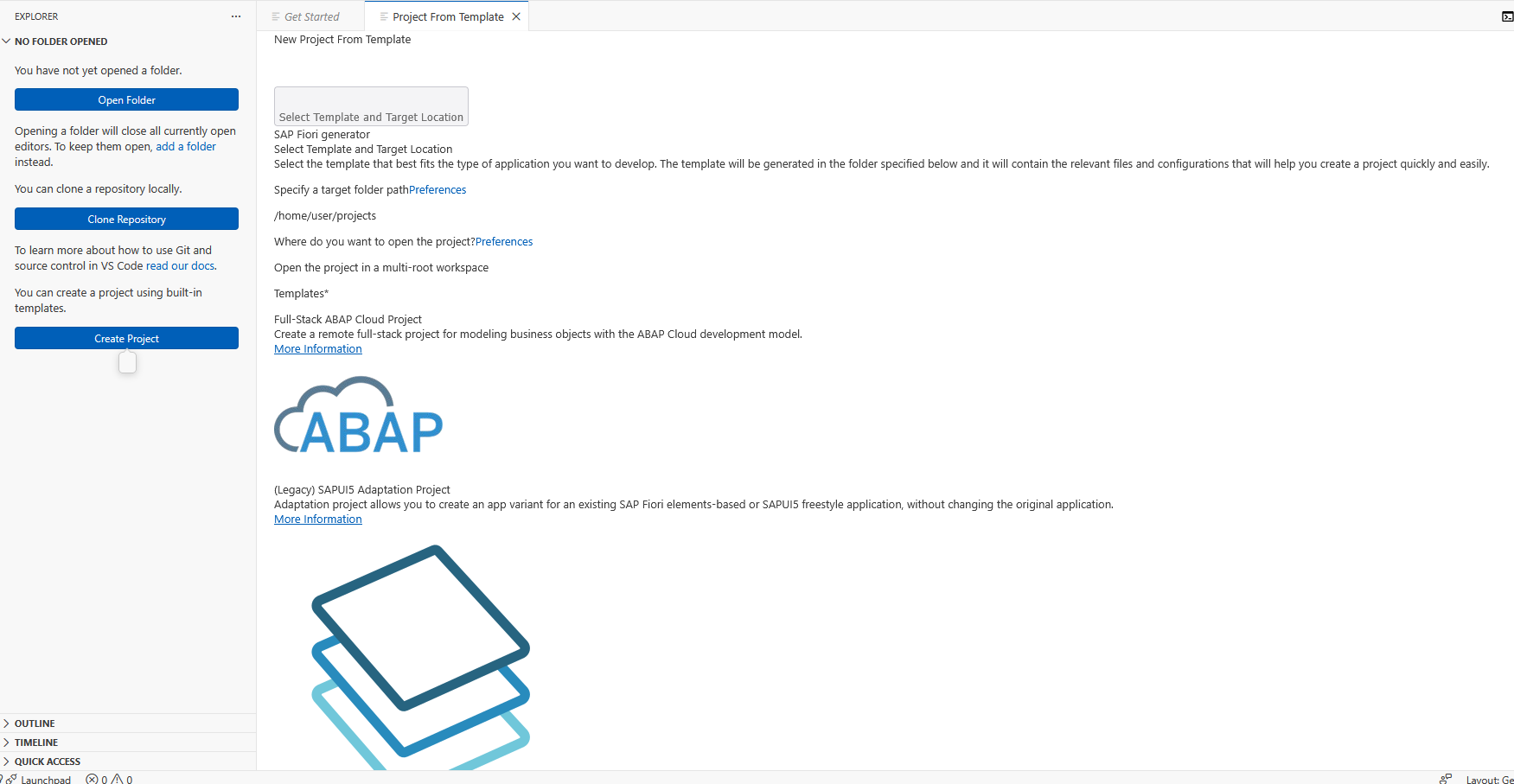 Full Stack ABAP Cloud Project Template