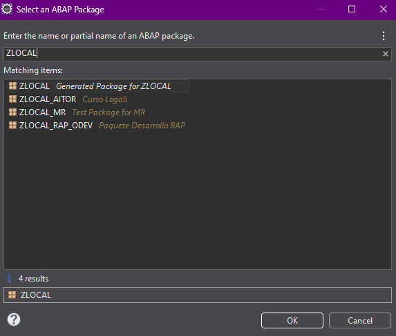 Eclipse Structure Package Cannot Contain Objects